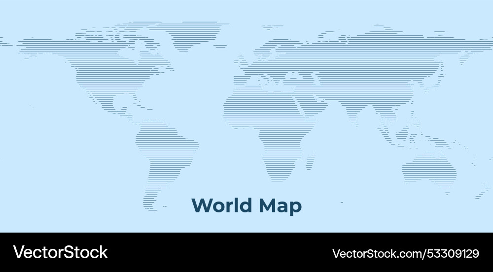 World map background with dot pattern - global Vector Image