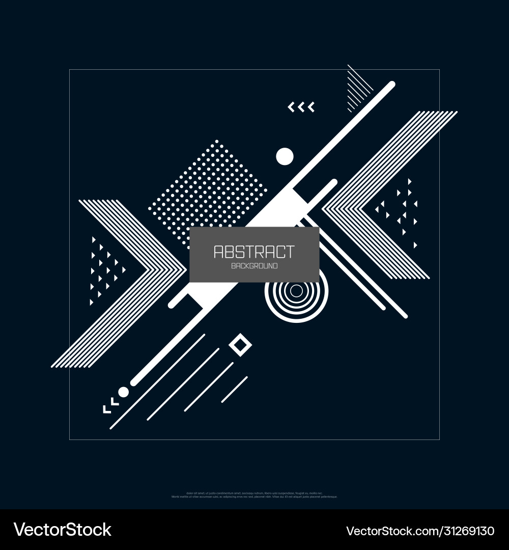 Abstract design geometric element pattern Abstract design geometric element pattern vector image