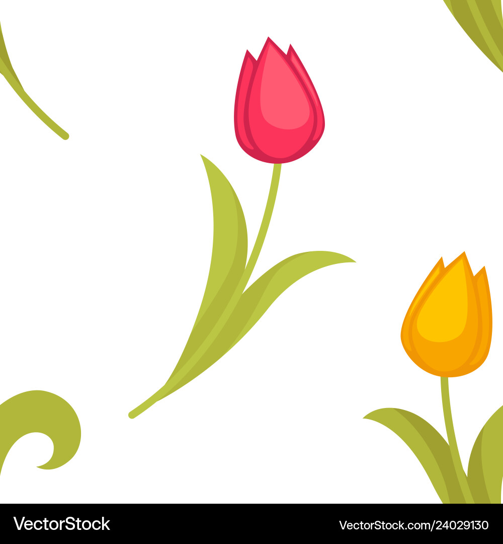 Background seamless pattern with spring Background seamless pattern with spring vector image