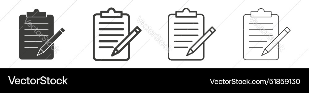 Document signed icon set contract paper Document signed icon set contract paper Vector Image