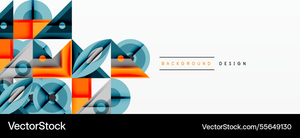 Geometric abstract composition with intersecting Geometric abstract composition with intersecting vector image