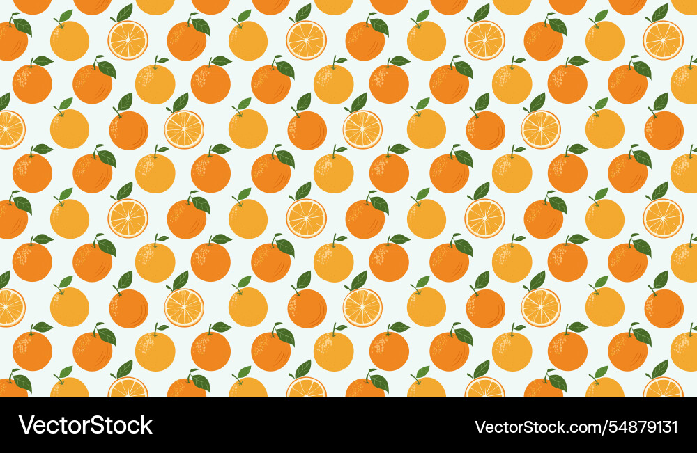 Seamless pattern with oranges design for textile Seamless pattern with oranges design for textile Vector Image