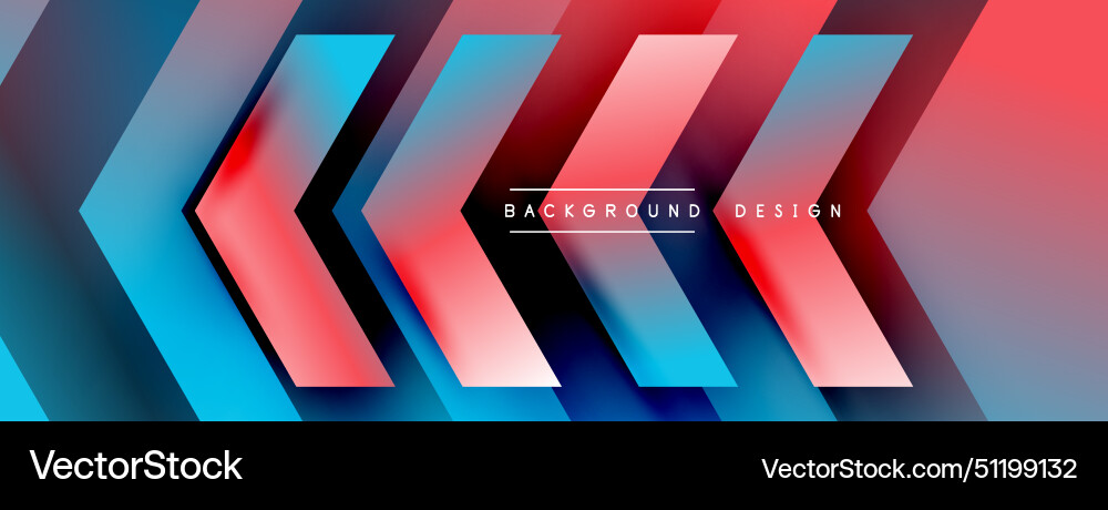 Dynamic Arrow Color Splash vector image