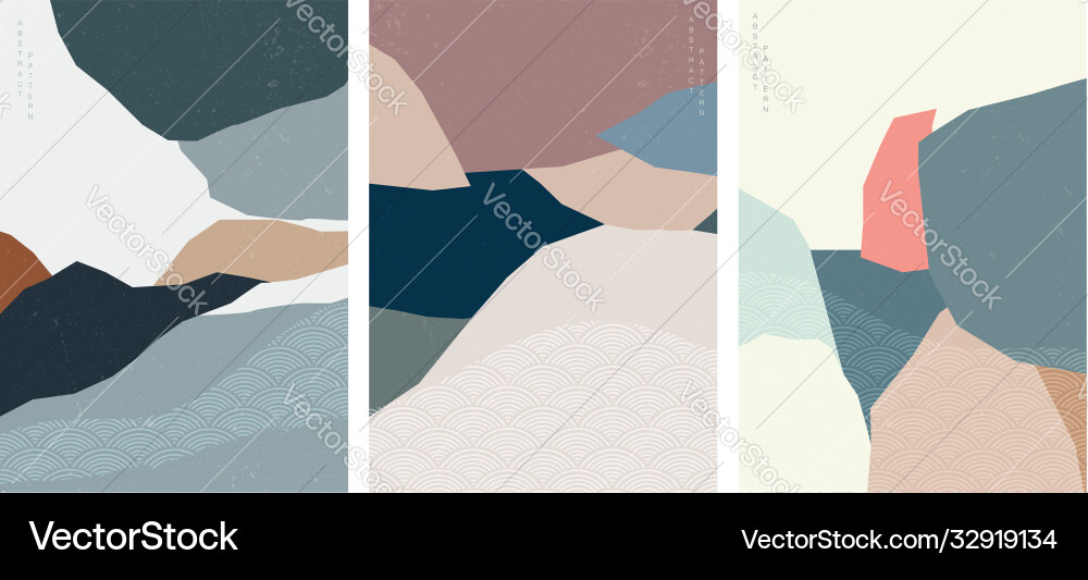 Abstract background with japanese wave pattern Abstract background with japanese wave pattern vector image