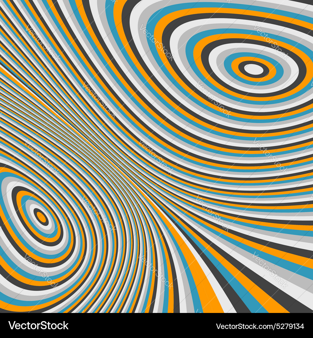 Abstract swirl background pattern with optical Vector Image