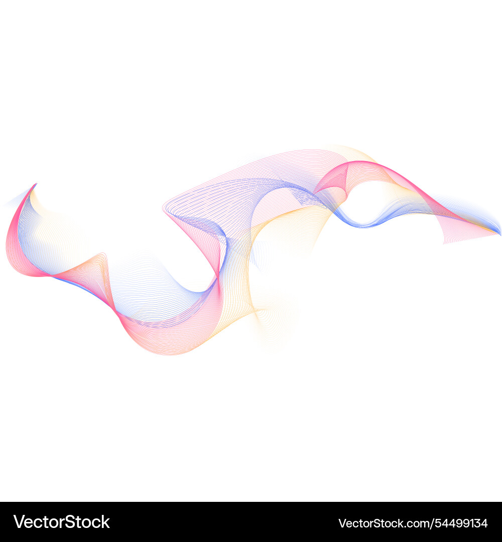 Bright abstract grid consisting of thin lines Vector Image