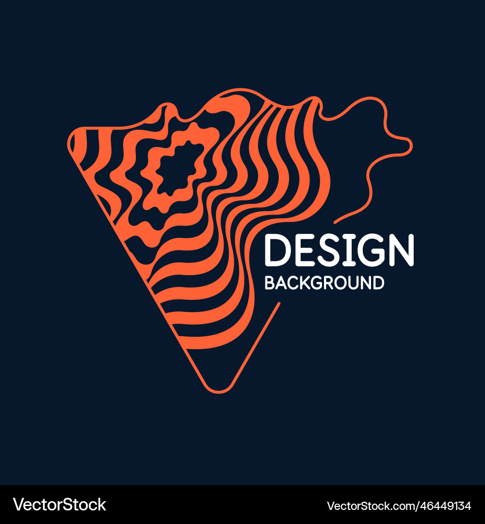 Dynamic Fluid Abstract Background Vector Image