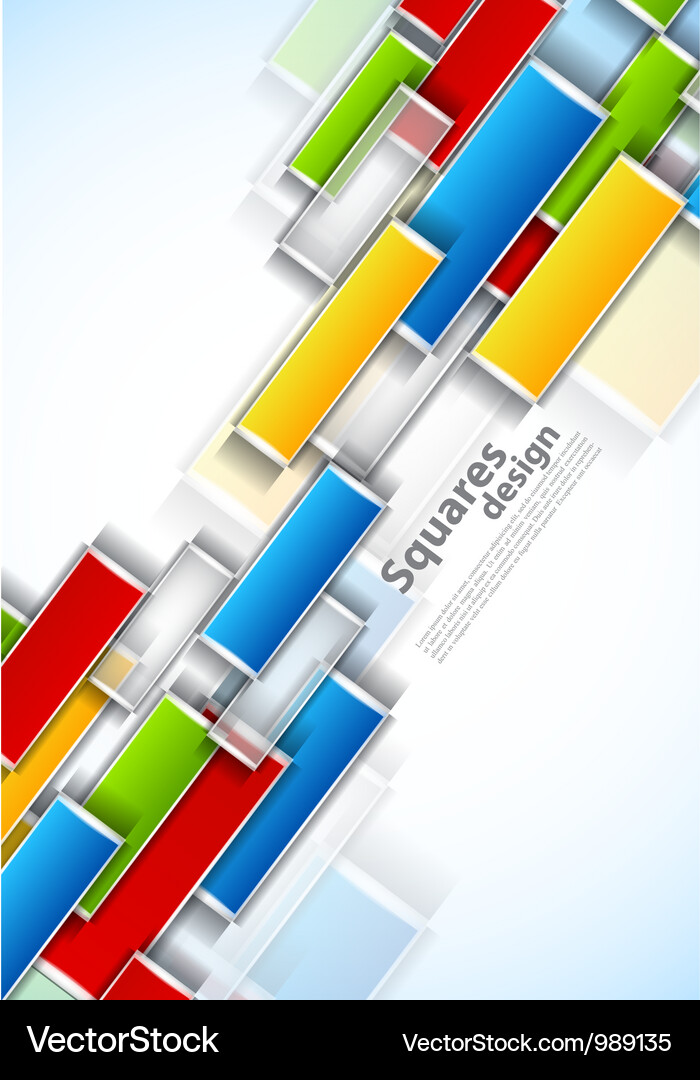 Background with rectangles Vector Image