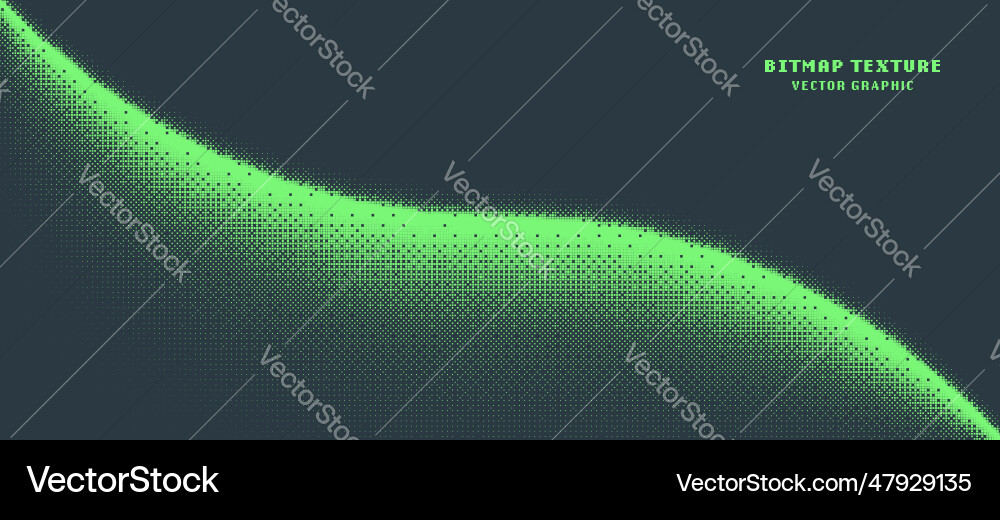 Bitmap Textur Dither Muster glatt gebogen Bitmap Textur Dither Muster glatt gebogen vektorbild