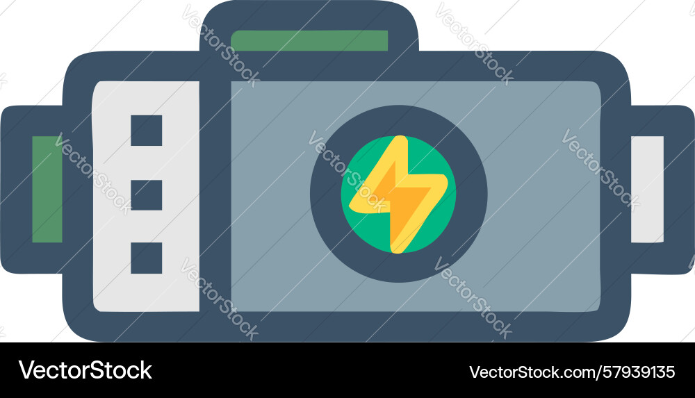 Flash Camera Icon - Instant Capture Vector Image