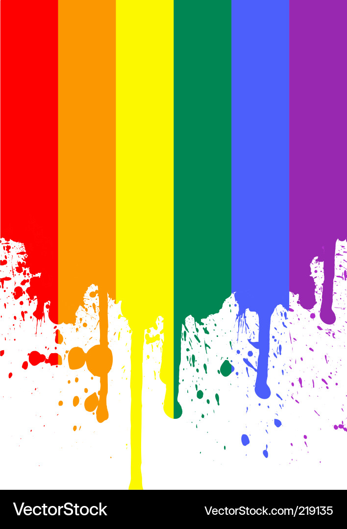 Pride Flag Rainbow Vector Image