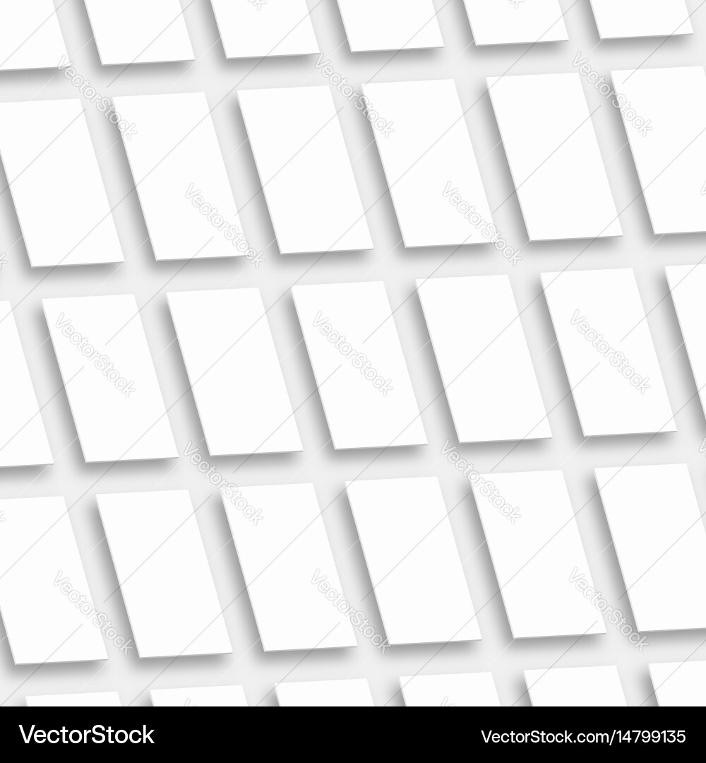 White empty rectangles vertical orientation app vector image