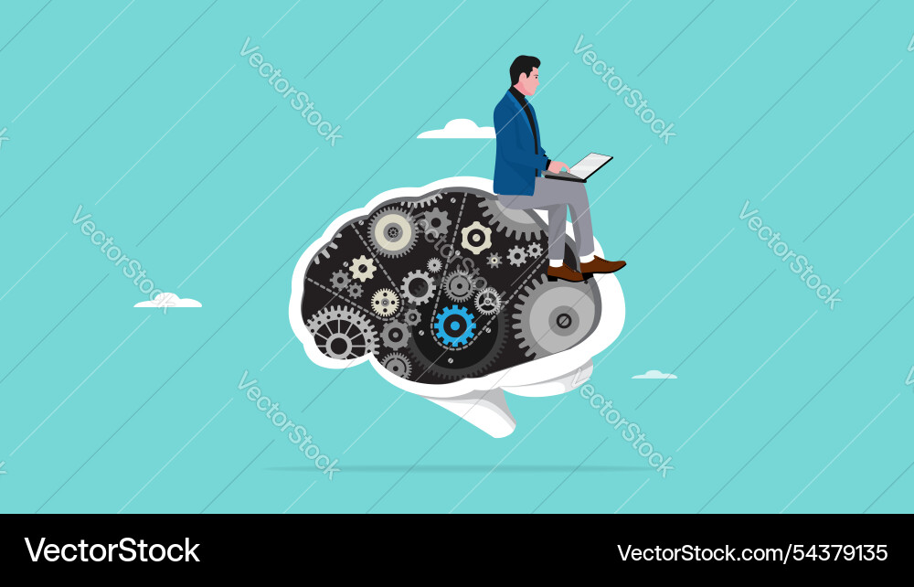 Working with ai artificial intelligence Working with ai artificial intelligence vector image