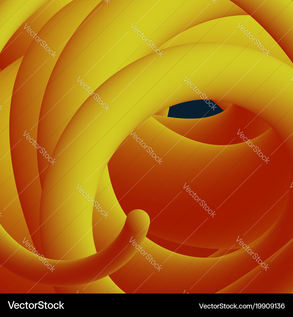 Abstract fluid line gradient flow design vector image
