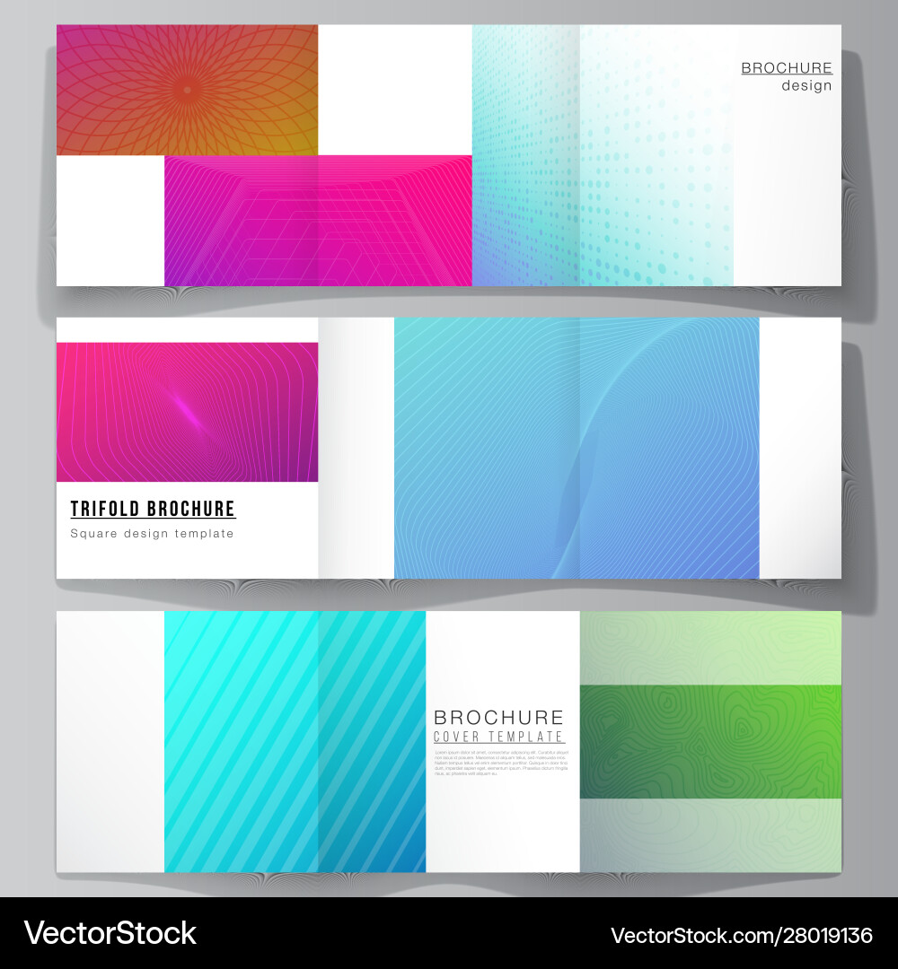 Minimal editable layout square Minimal editable layout square vector image