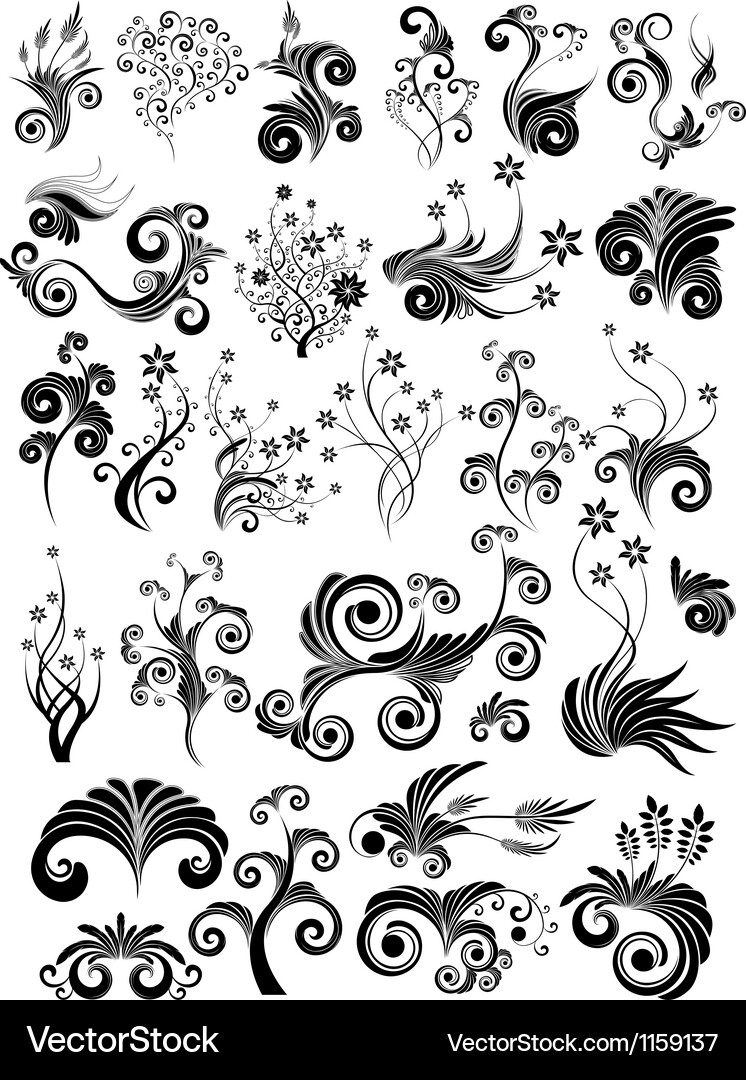 Design elements Vector Image