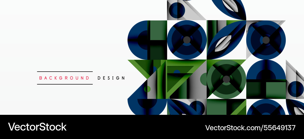 Geometric abstract composition with intersecting Geometric abstract composition with intersecting Vector Image
