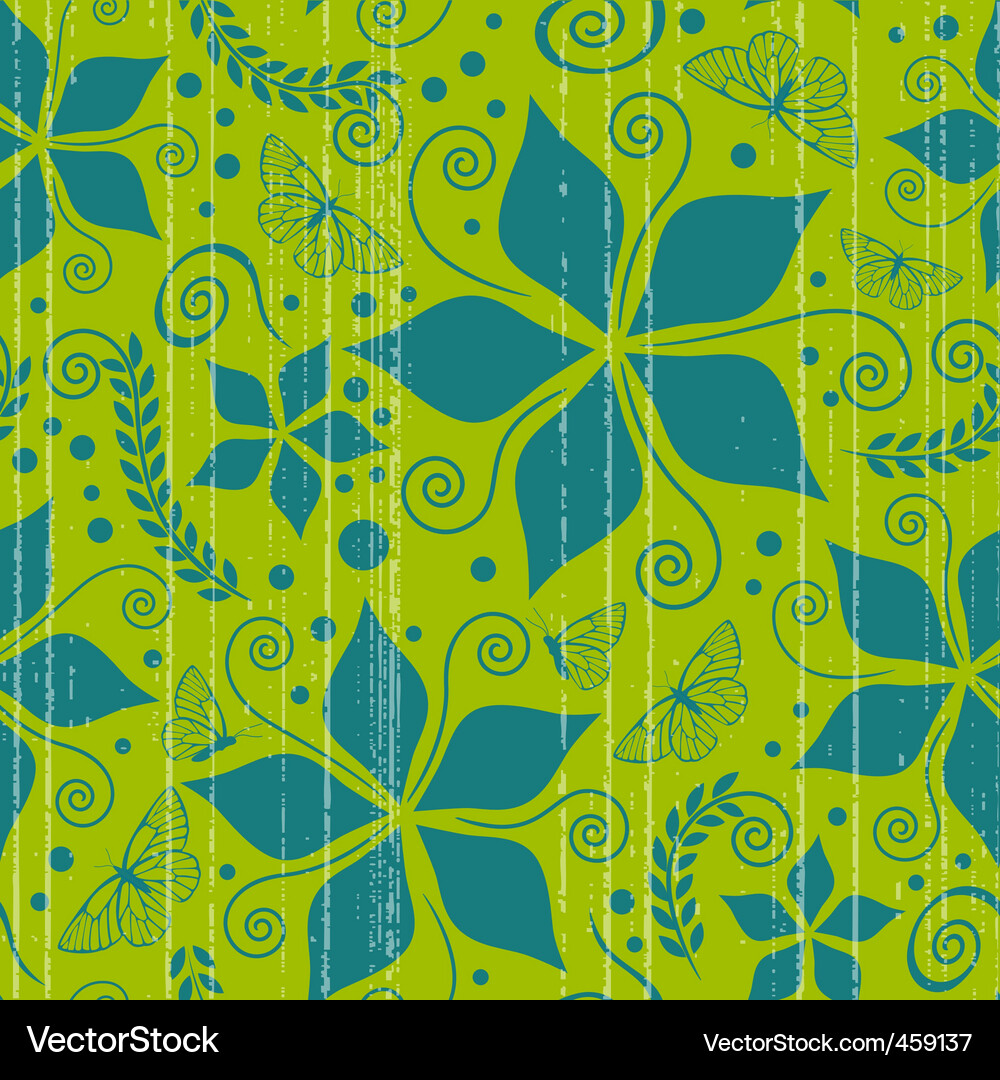 Nature pattern with soft grunge Vector Image