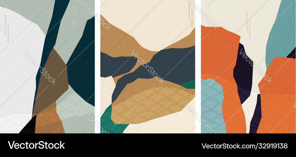 Abstract background with japanese wave pattern Abstract background with japanese wave pattern vector image