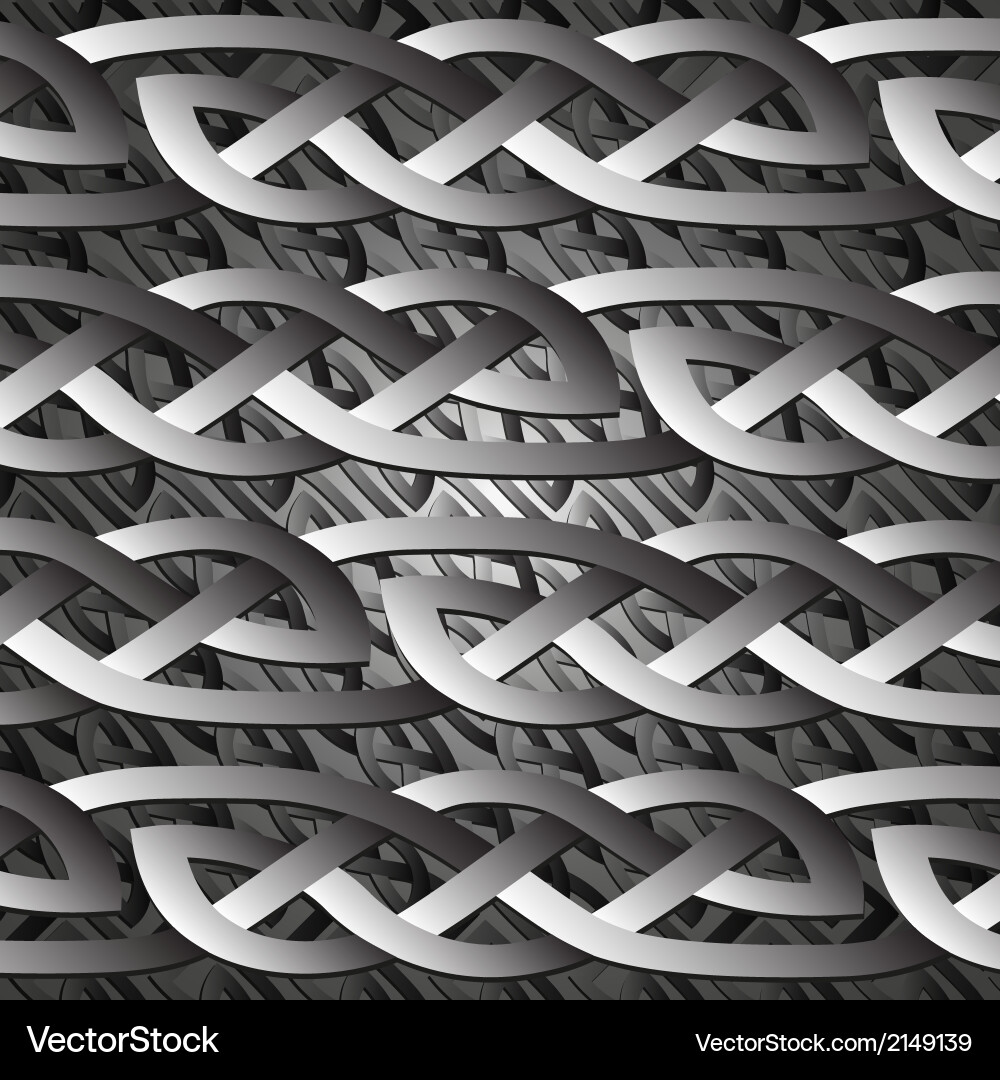 Celtic pattern wallpaper background Vector Image