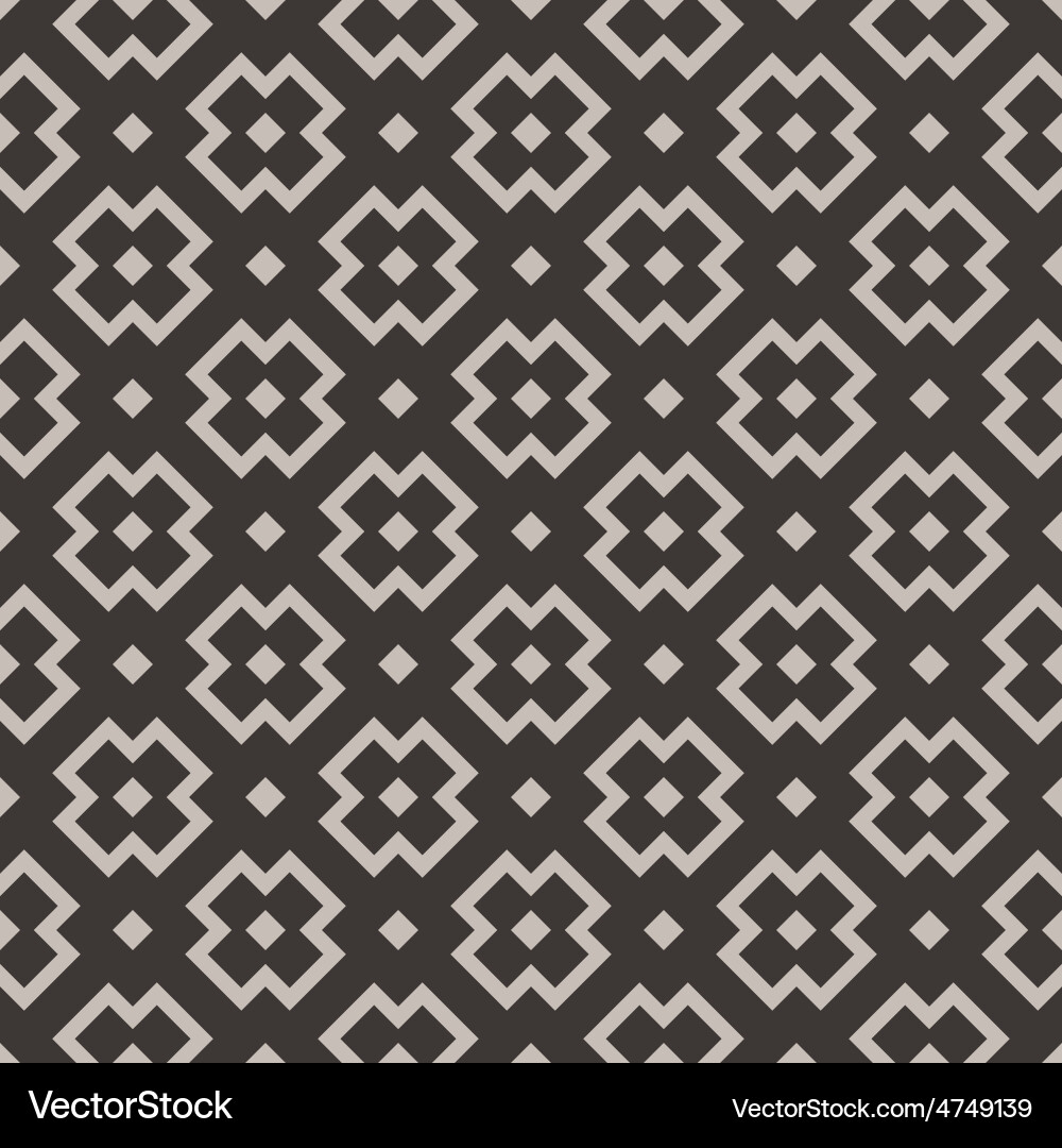 Grey Square Pattern vector image