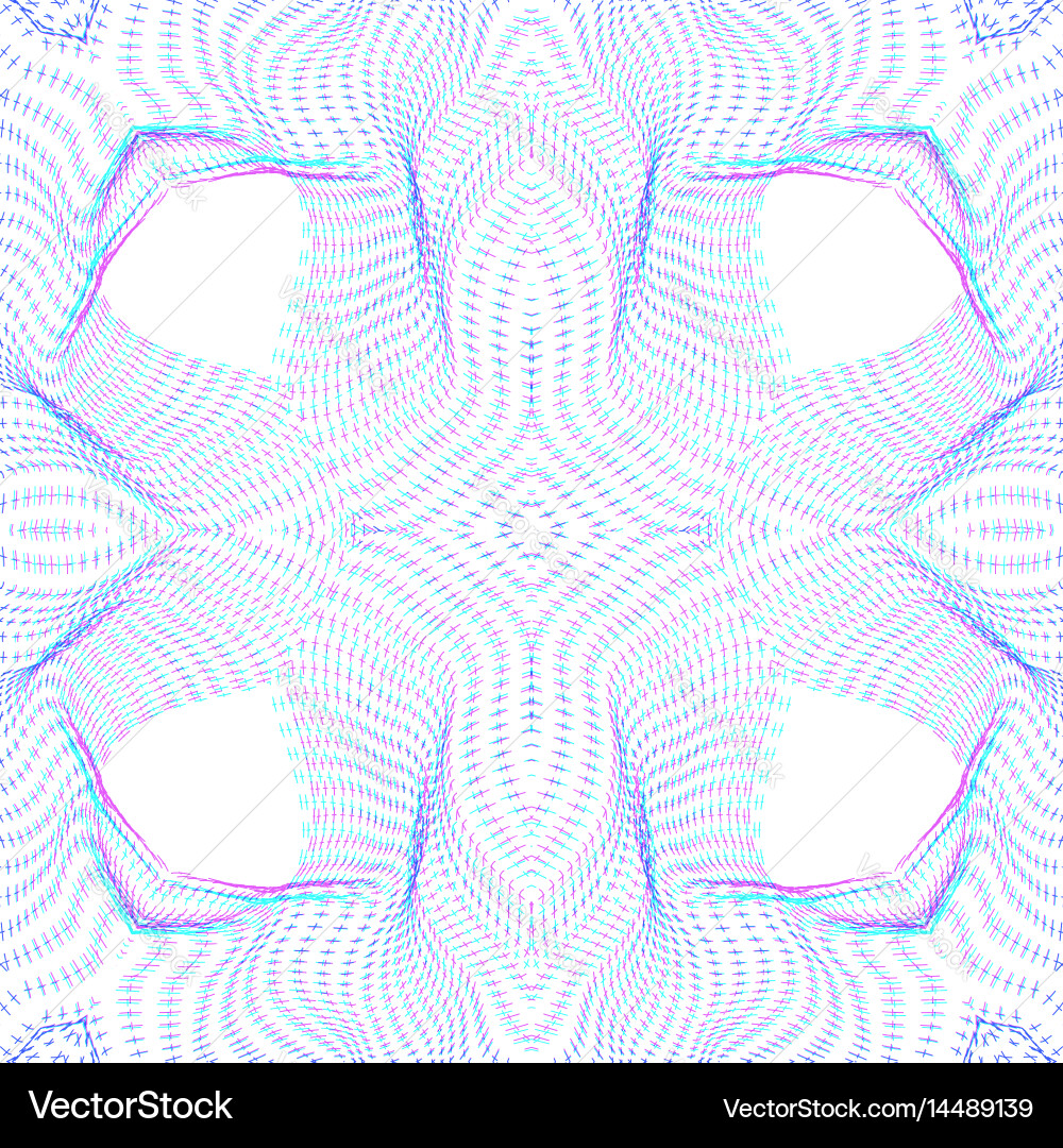 Warped parametric surface shape pattern Vector Image