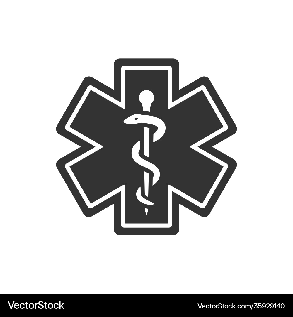 First aid medical emergency symbol Vector Image