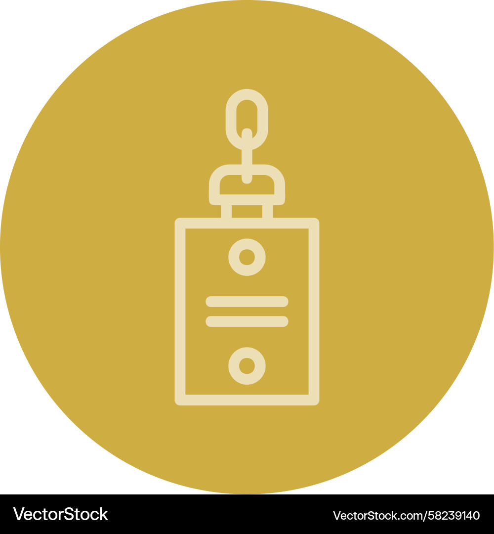 Multi-Color Key Display Holder Vector Image