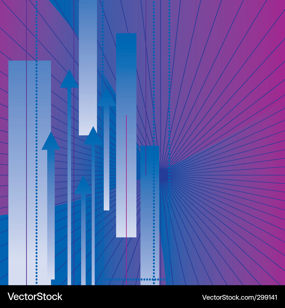 Abstract background with the arrows Vector Image