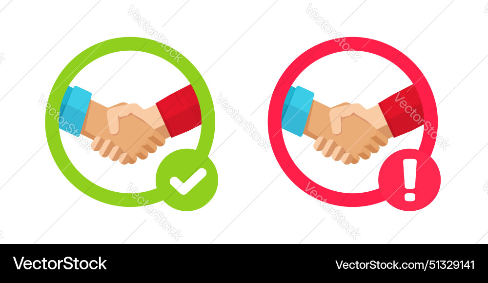 Partnerschaft Deal Handshake Trust-Symbol Grafik-Set Partnerschaft Deal Handshake Trust-Symbol Grafik-Set vektorbild