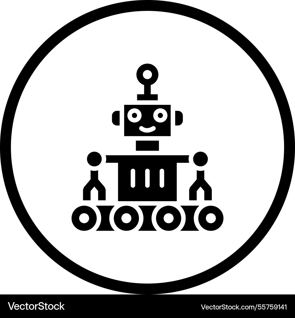 Robot icon design Vector Image