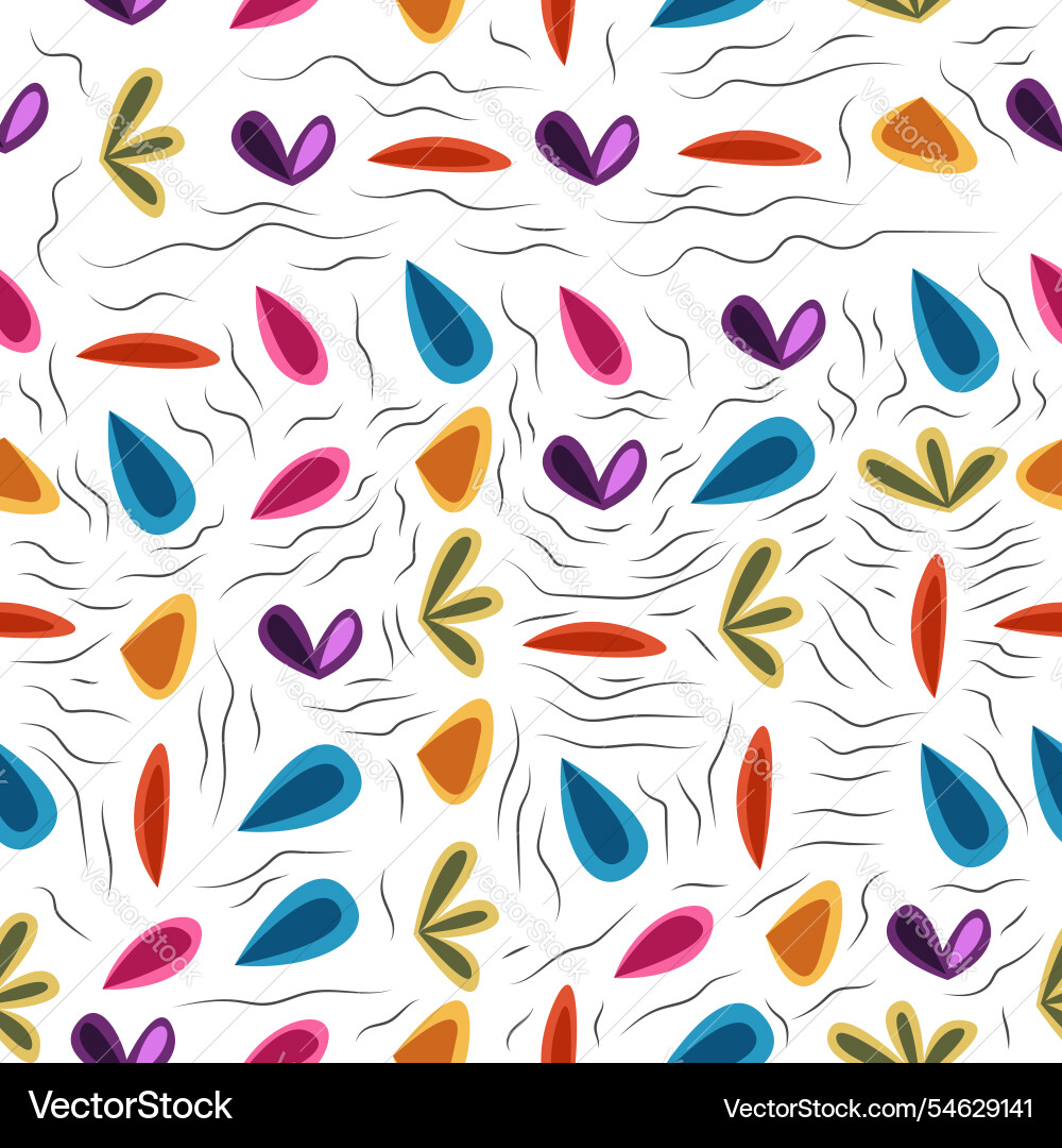 Seamless unique pattern creative background design Vector Image