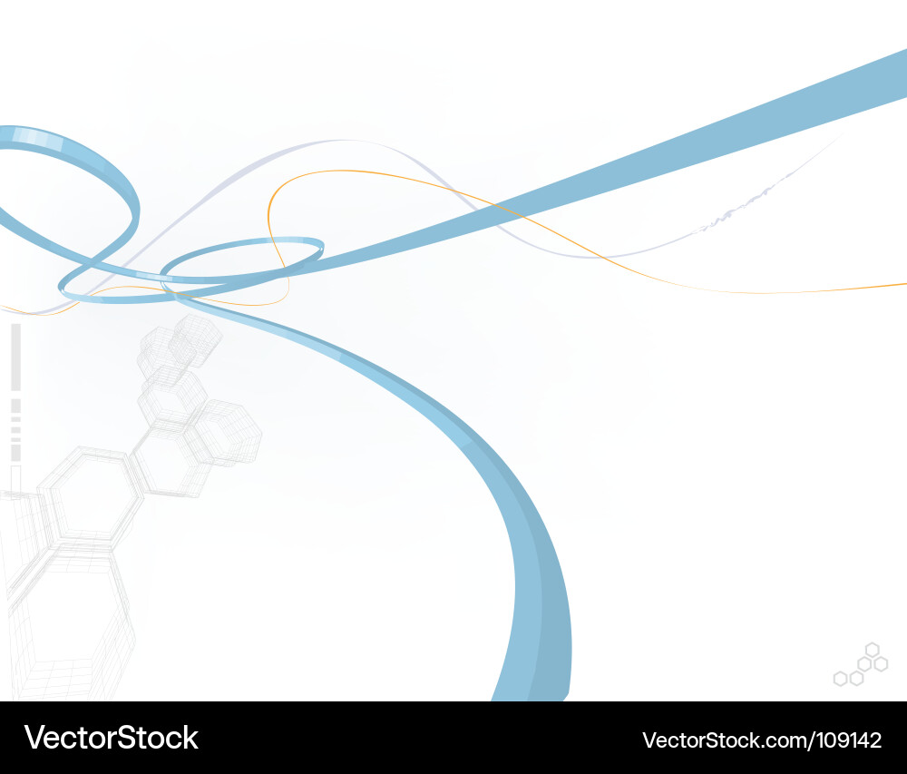 Fluid Cellular Network vector image