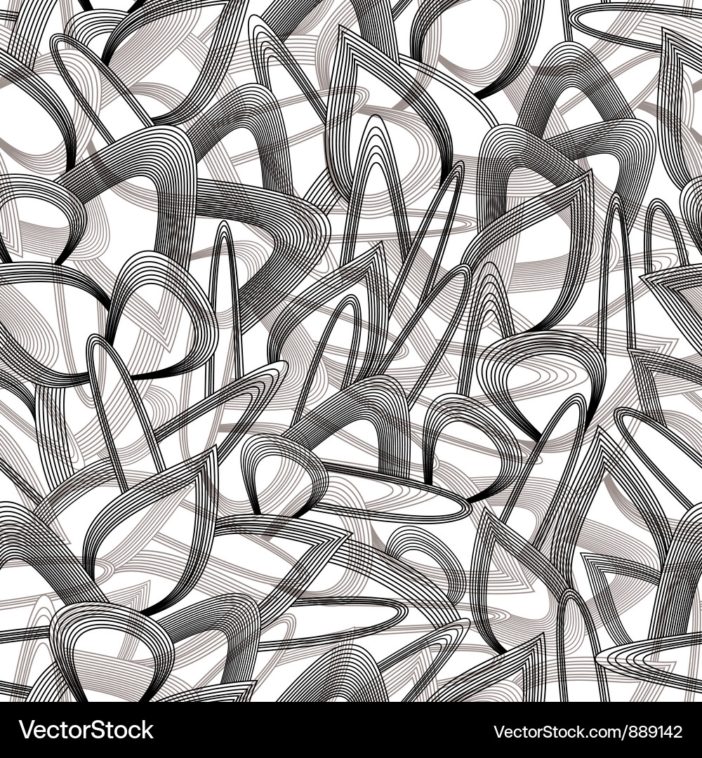 Seamless abstract lines background Vector Image
