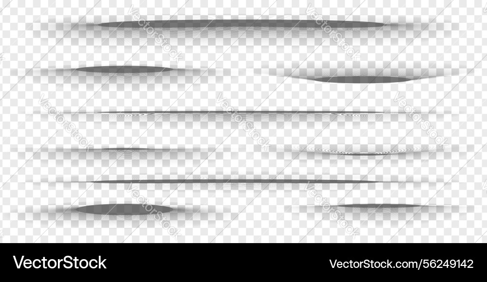 Set of package or box shadow mockups different Set of package or box shadow mockups different vector image
