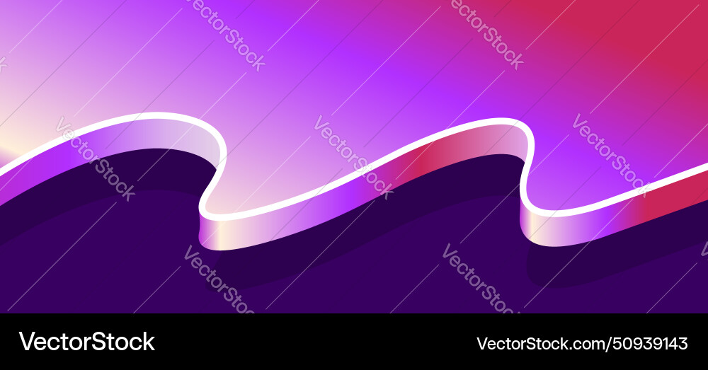 Wave 3d background element design gradient Wave 3d background element design gradient vector image