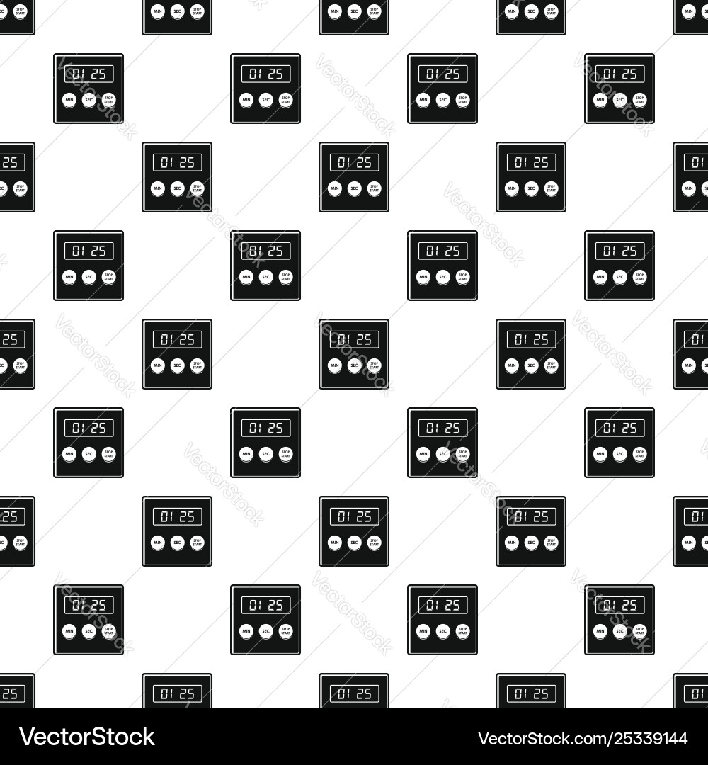 Alarm clock pattern seamless Alarm clock pattern seamless Vector Image