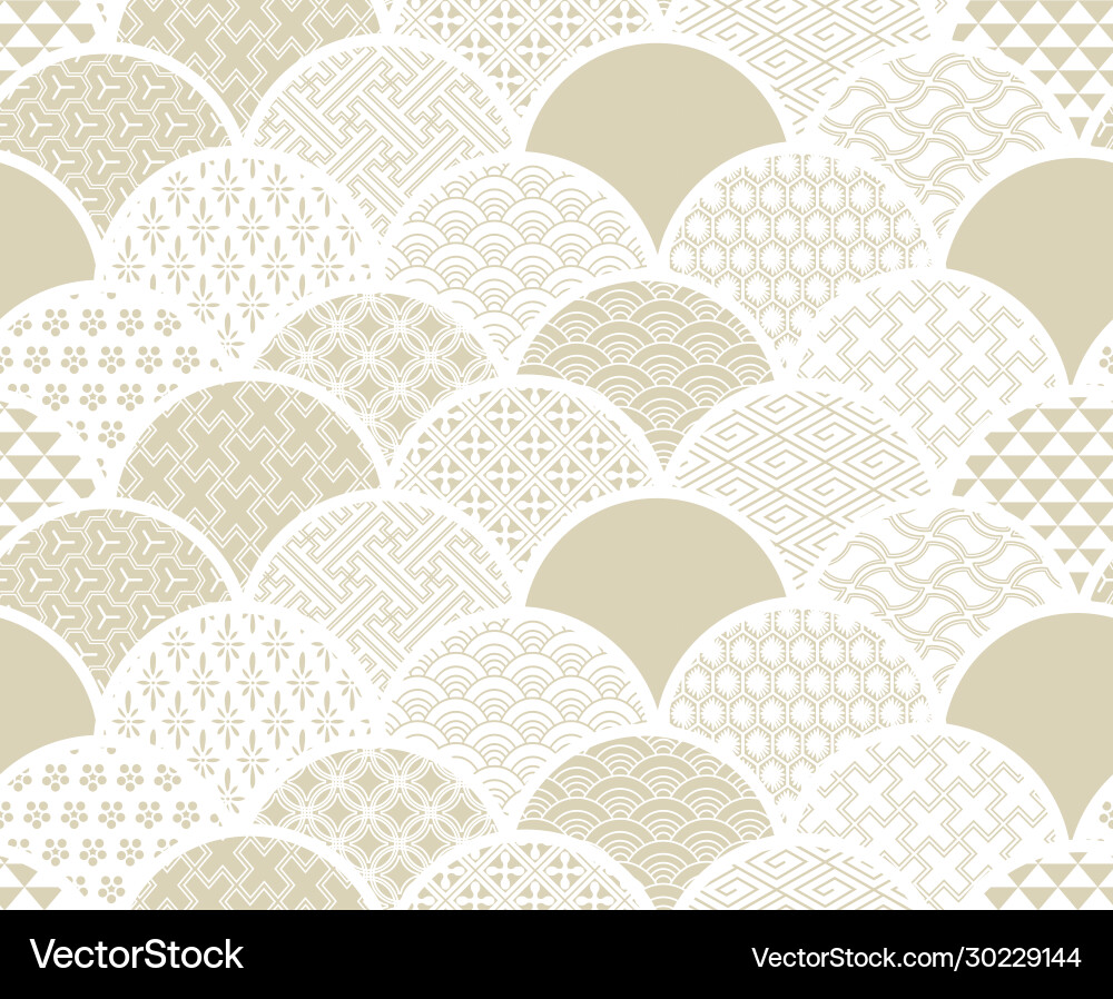 Japanese Pattern Sketch Vector Image
