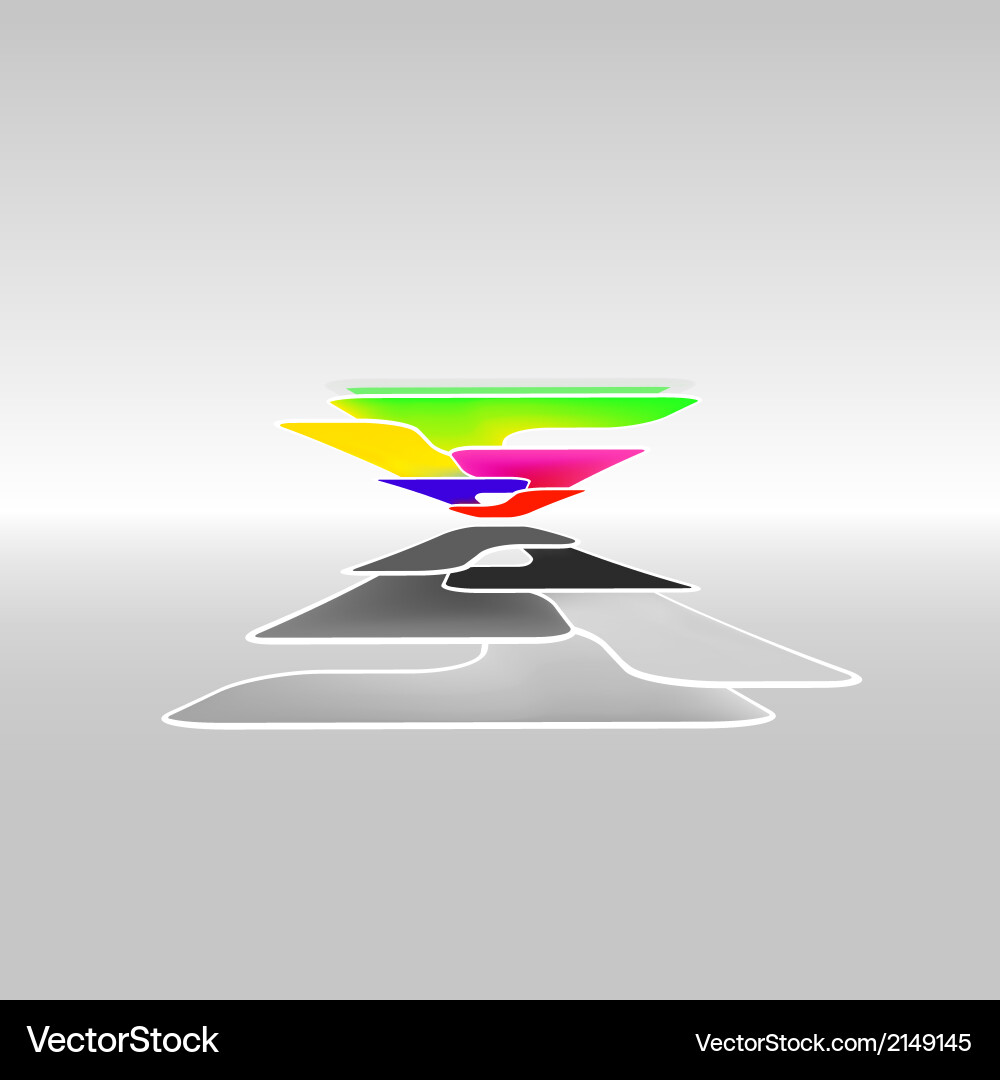 Abstract high tech background vector image