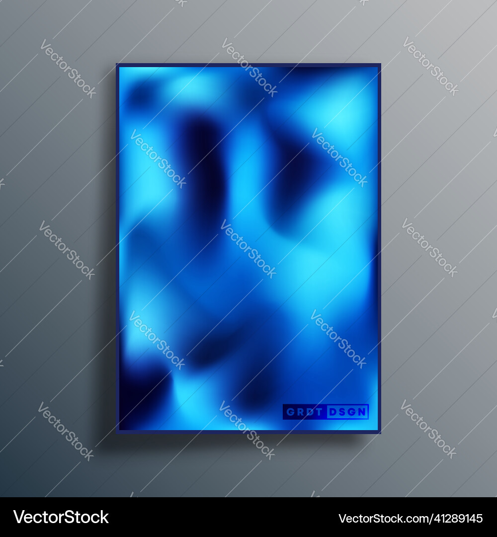 Abstract poster design with colorful gradient Abstract poster design with colorful gradient vector image