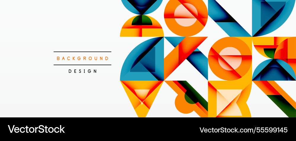 Circles squares lines abstract background Circles squares lines abstract background vector image
