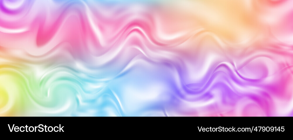 Fluid Rainbow Waves Background Royalty Free Vector Image