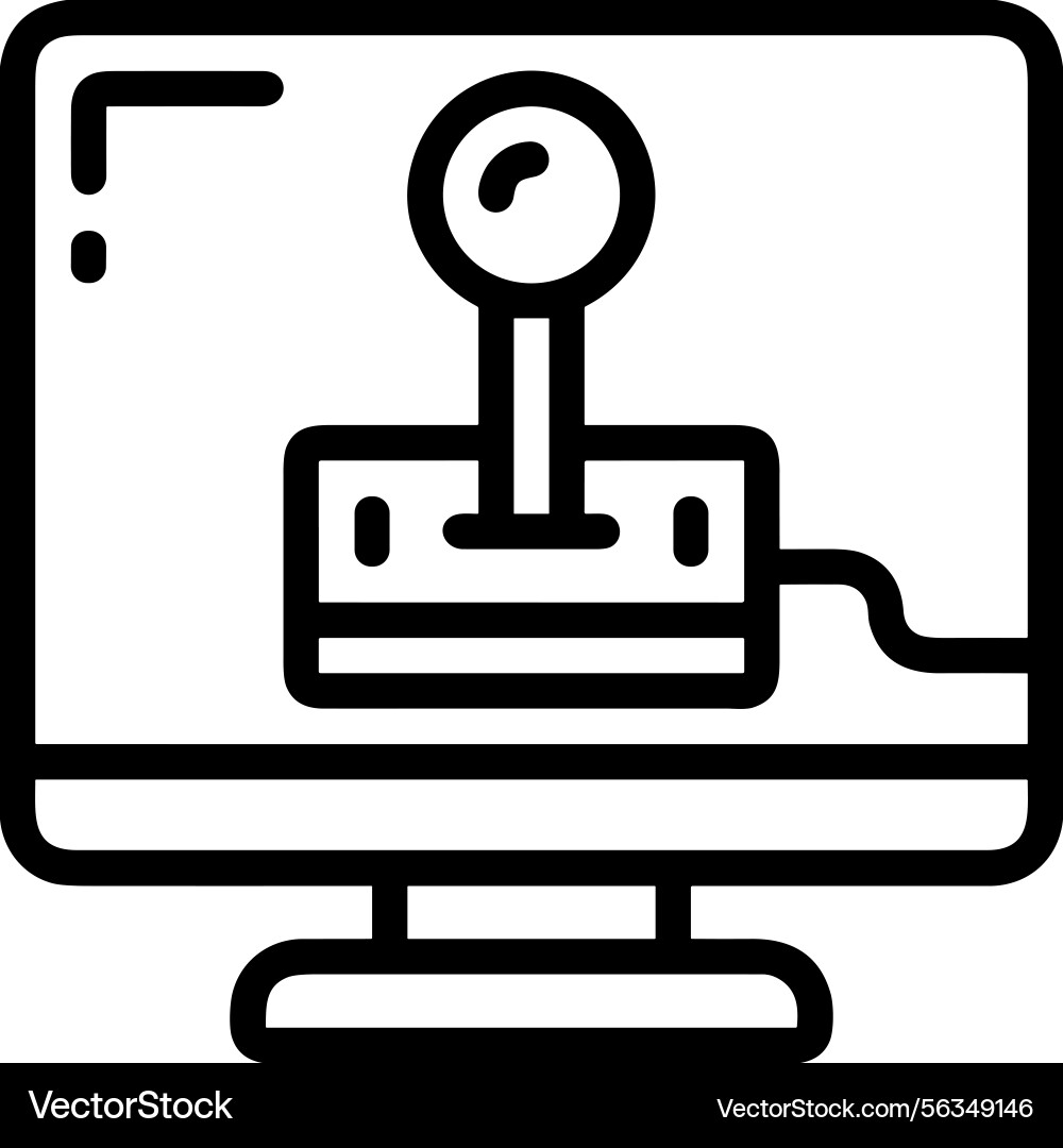 Computer icon symbol image Vector Image