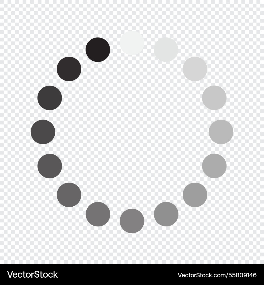 Loading circle round white gradient Loading circle round white gradient Vector Image