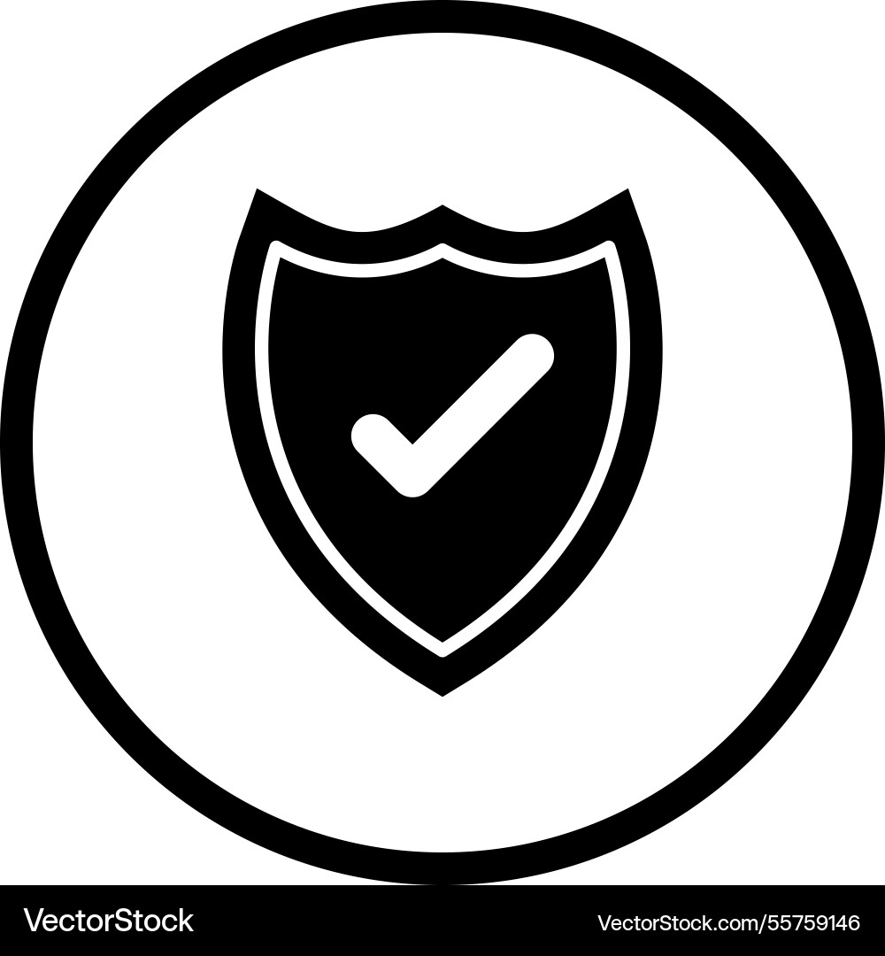 Secure icon design vector image