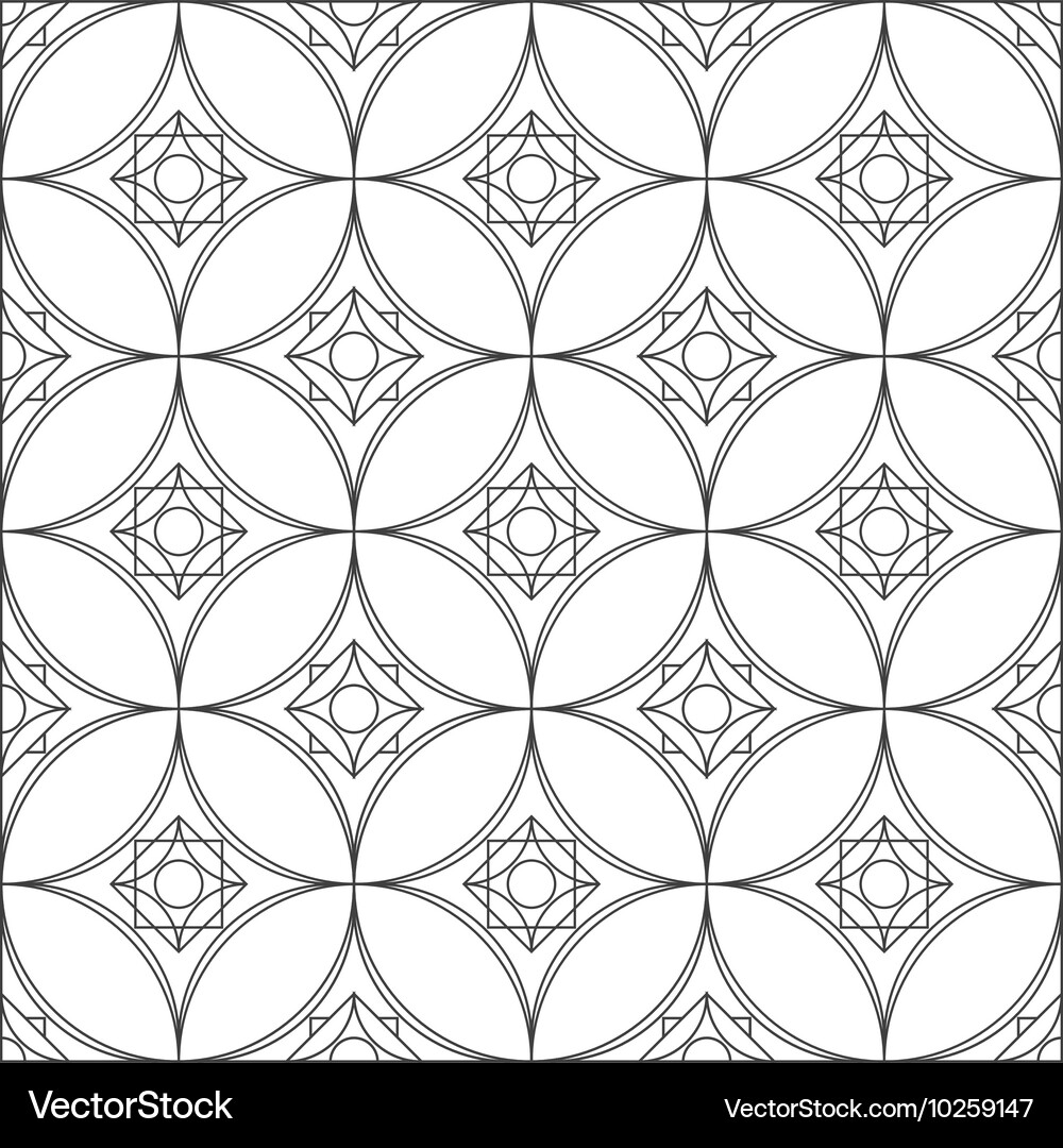 Geometrical circular pattern background Vector Image