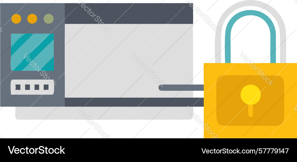 Multi-screen security two displays with a shared vector image