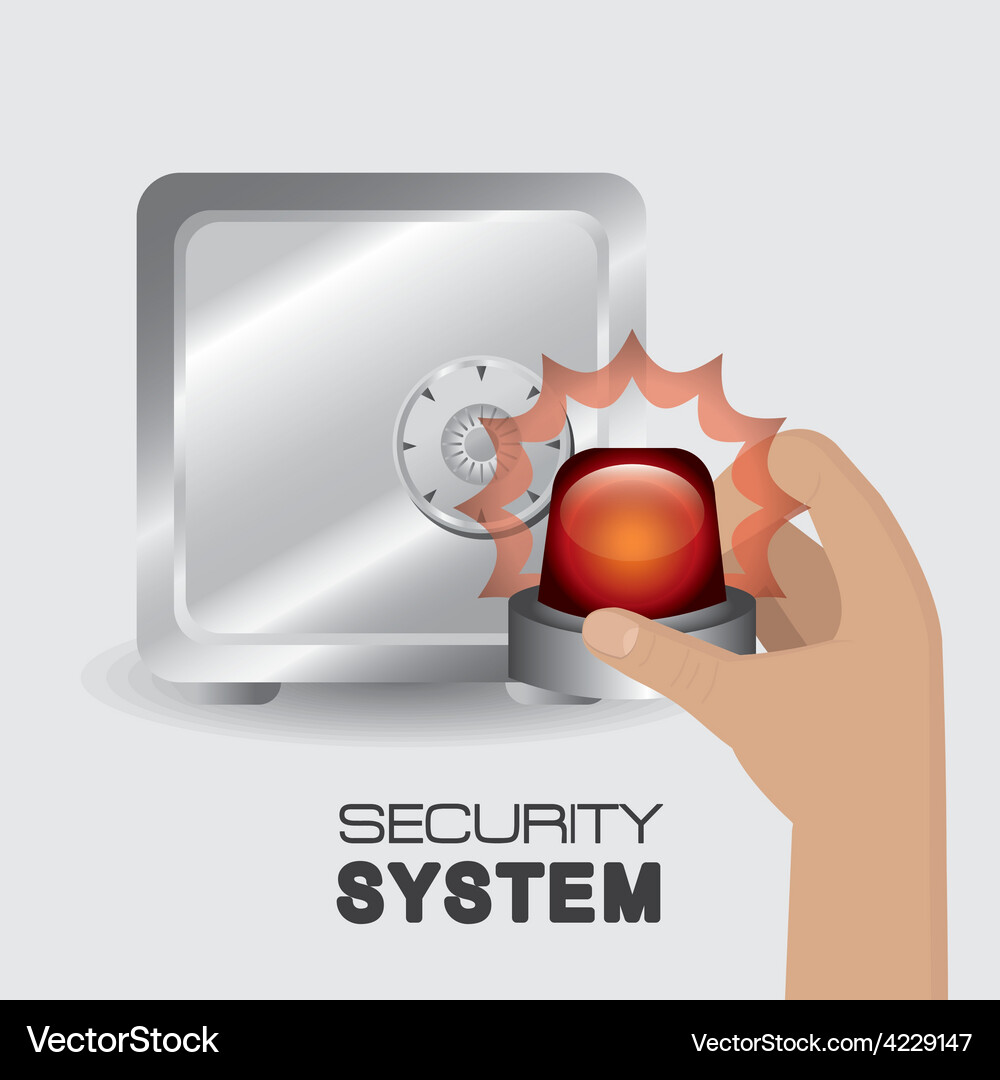 Security system design Vector Image