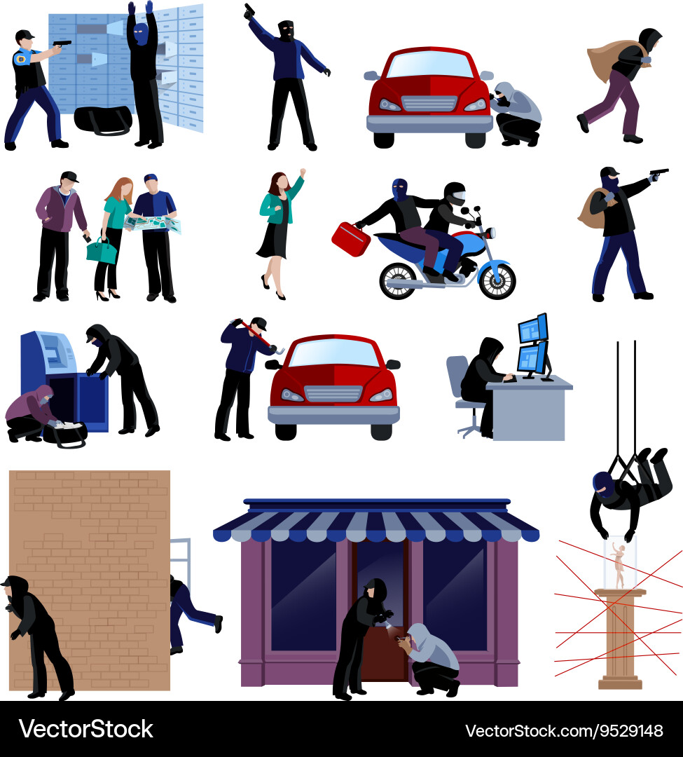 Bank Robber Icon Vector Images (over 810)