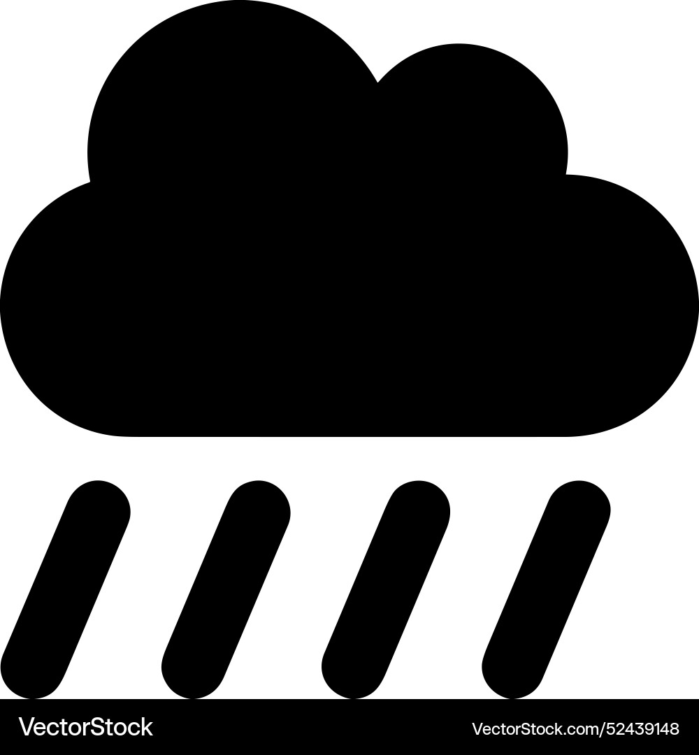 Cloud storage icon symbol image of the database Cloud storage icon symbol image of the database Vector Image